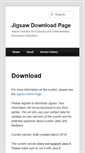 Mobile Screenshot of jigsaw-analytics.net