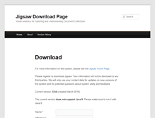 Tablet Screenshot of jigsaw-analytics.net